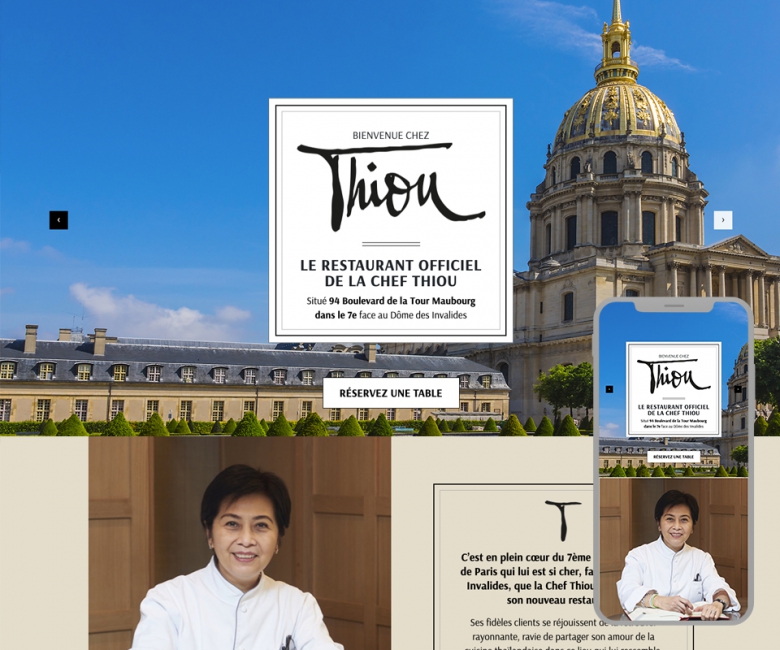 Création site internet pour restaurant