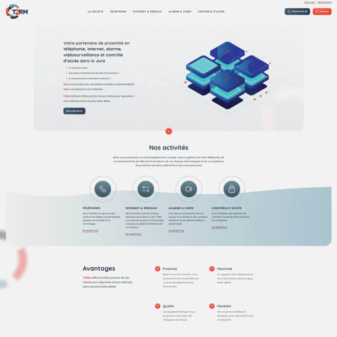 site internet reseaux telecoms telephonie